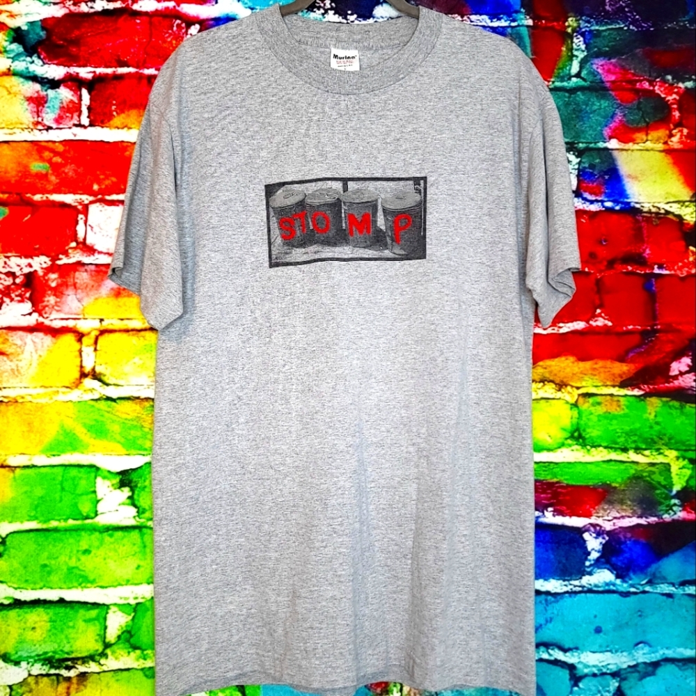 Vintage 90's Stomp Musical Group Promo Tee